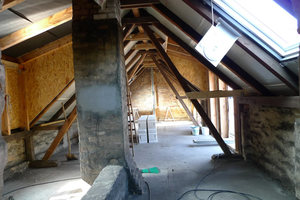 Dachbodenausbau vorher